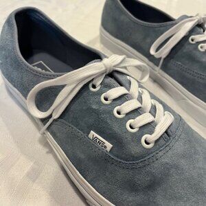 Van's Men's Vault Athletic Shoes.  Light Blue Suede.